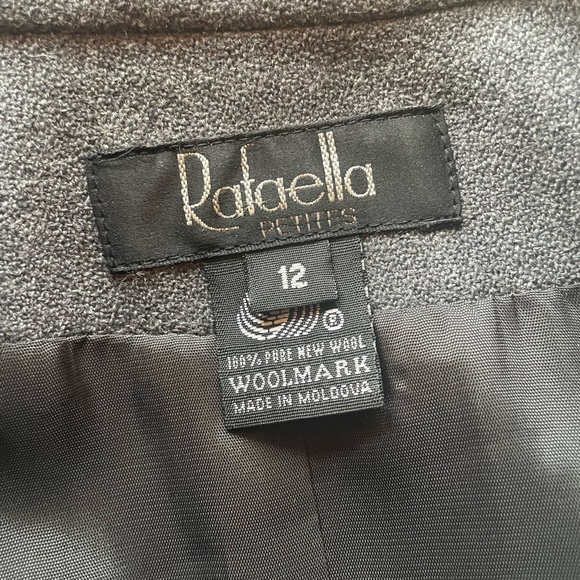 1980s Rafaella 100% Wool Button Down‎ Blazer - Picture 6 of 6